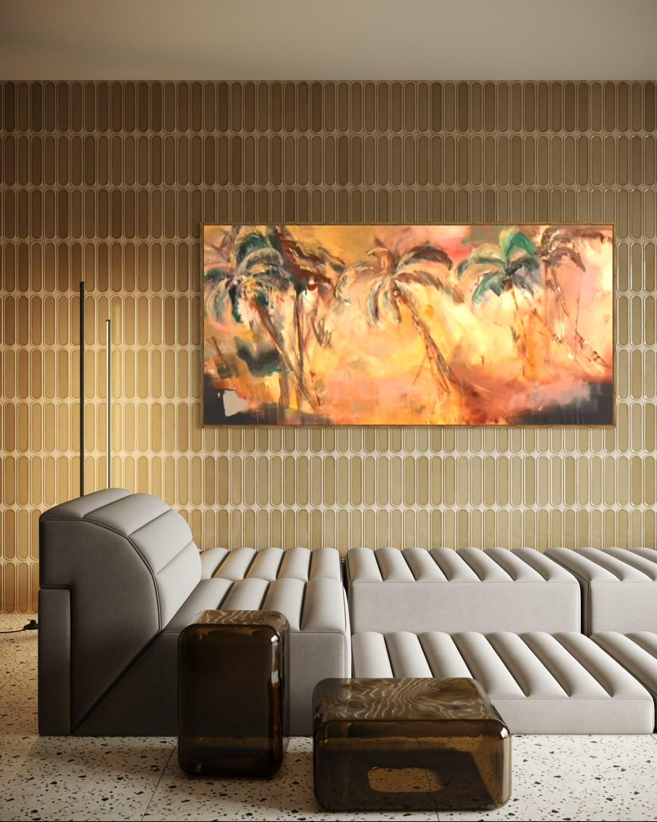 Sultry Palms by Hayley Lombard