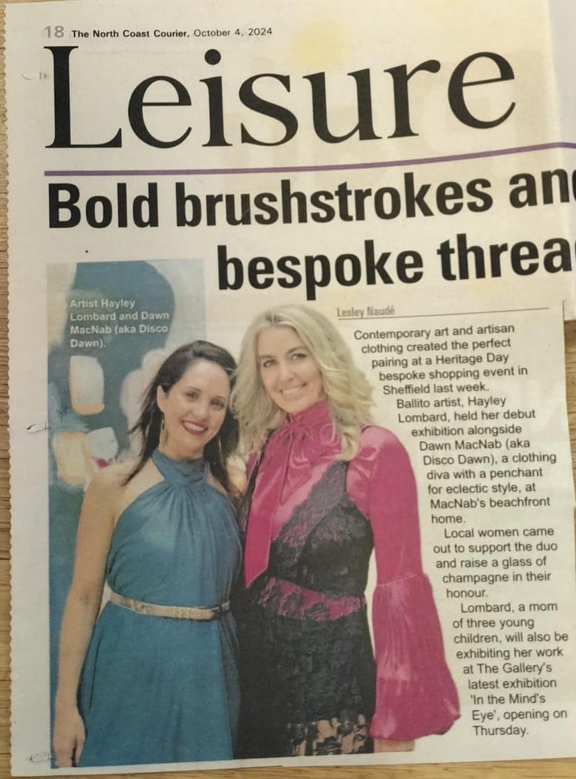 The North Coast Courier — Bold brushstrokes and bespoke threads